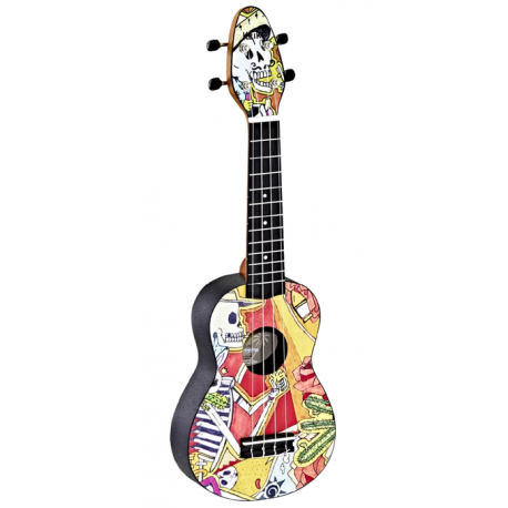 KEIKI K2-EM ukulele sopranowe z akcesoriami