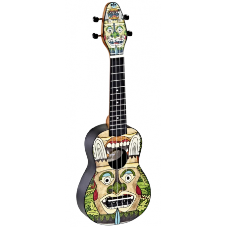 KEIKI K2-TM ukulele sopranowe z akcesoriami