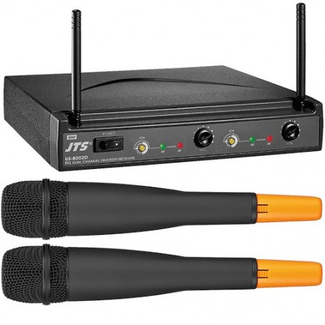 JTS US-8002D/ + 2x MH750 Mikrofon bezprzewodowy x2