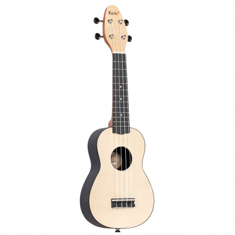 KEIKI K2-MAP-L ukulele sopranowe z akcesoriami leworęczne