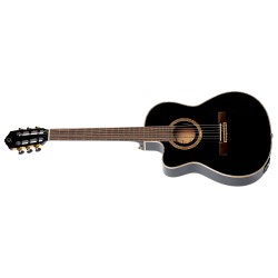 Ortega RCE138-T4BK-L gitara el. klasyczna 4/4 z pokrowcem leworęczna